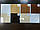Ширма гармошка №4 Дуб темний 820х2030х0,6 мм двері розсувні міжкімнатні пластикові глухі, фото 4