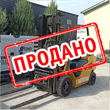 Газовий вилочний навантажувач Caterpillar GP25N 2011 б/у, фото 2