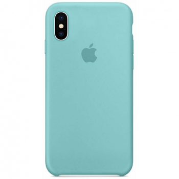 Чохол Silicone case для IPhone X/Xs Sea Blue бірюза