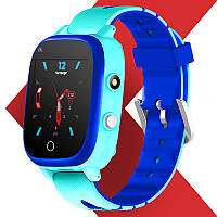 JETIX T-Watch 2 Дитячі розумні смарт годинник c 4G видеозвонком і термометром (Blue)