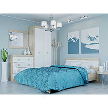 Комплект спальні з ламінованої ДСП Соната Комплект 14 Еверест Дуб Сонома + Білий