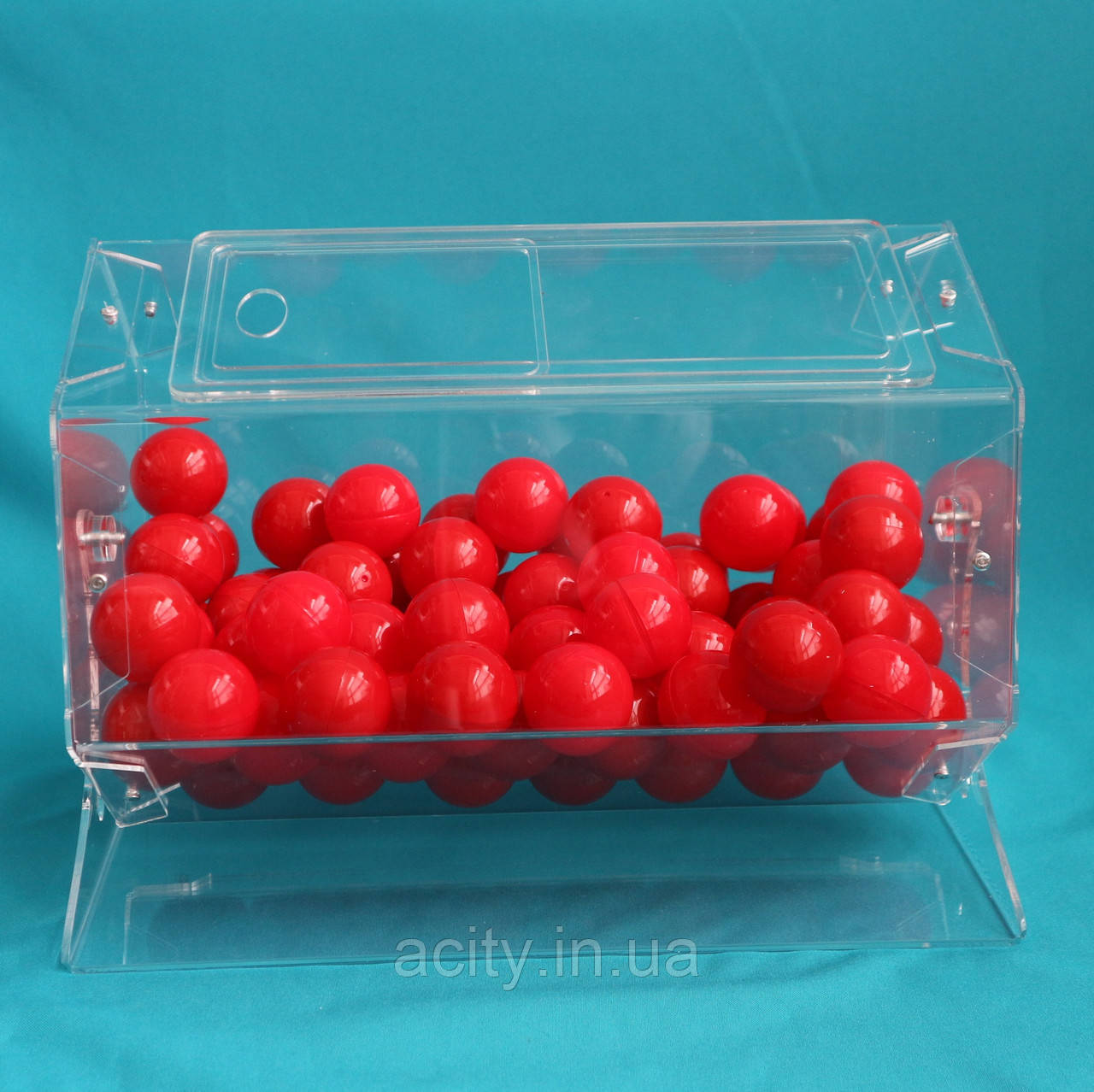 Лототрон с шариками для проведения розыгрышей 15 литров - фото 3 - id-p166161873