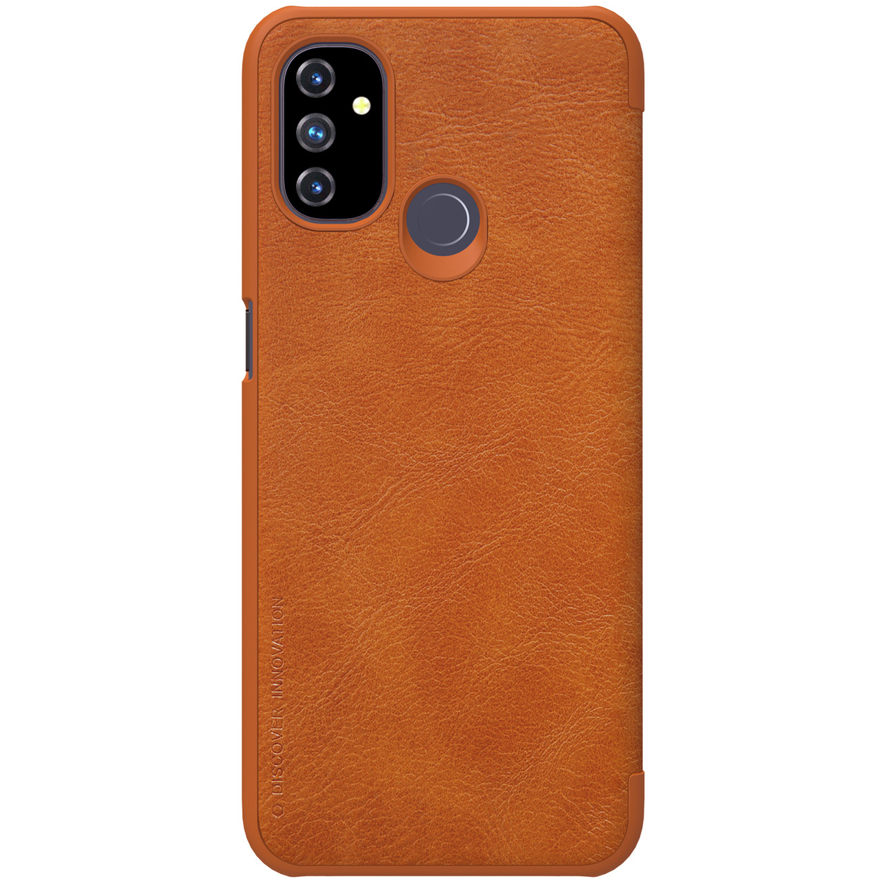 Захисний чохол-книжка Nillkin для Oneplus Nord N100 Qin leather case Brown Коричневий