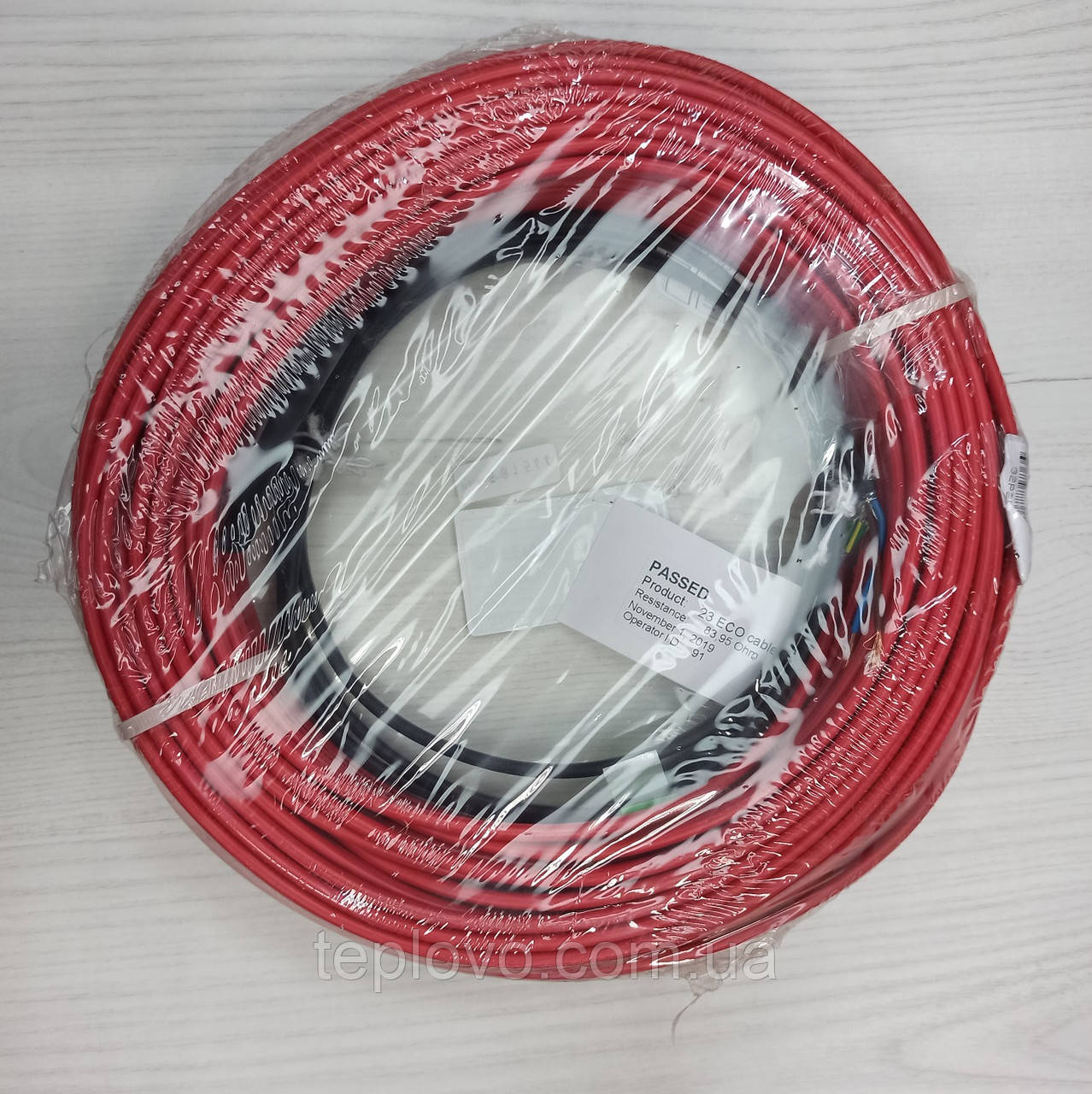 Нагревательный кабель двужильный In-Therm Eco PDSV20 2790 Вт (13,9 - 17,4 м2), теплый пол в стяжку