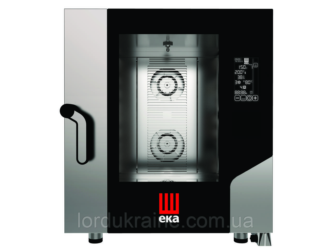 Піч пароконвекційна Tecnoeka MKF 711 BM, 7 дек GN 1/1 із сенсорним дисплеєм, фото 1