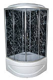 Душовий бокс TKF 100 Чорна павутина BG 100x100x213, фото 2