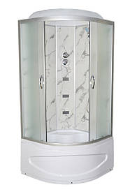 Душовий бокс TKF90 Білий Мармур WG 90x90x213