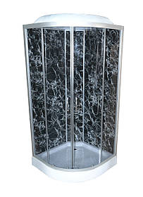 Душовий бокс TKF90/1 Чорна павутина BG 90x90x213