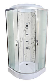 Душовий бокс TKF 100/1 Білий Мармур WG 100x100x213