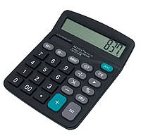 Калькулятор обычный Keenly KK 837-12, настольный, черный S