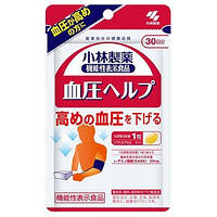 Kobayashi Pharmaceutical Blood Pressure Help c льняным маслом и GABA ( ГАМК) 20 мг 30 таблеток