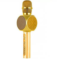 Безпровідний мікрофон караоке UKC Y-63, портативний, золотий (SH011538)