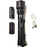 Ліхтар світлодіодний акумуляторний X-balog BL-P510-2-P50, чорний (SH011412), фото 5