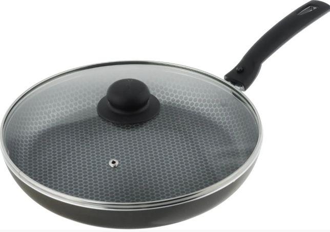 Сковорідка Wimpex WX2405 24 см з кришкою і антипригарним покриттям