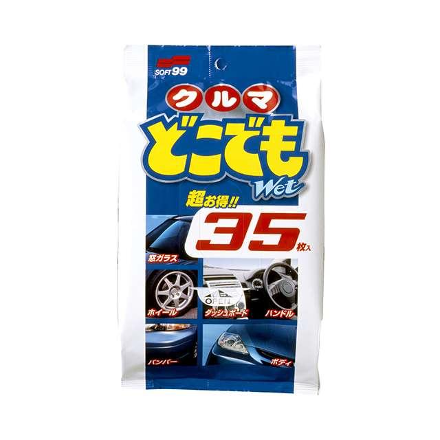 Універсальні очищуючі серветки SOFT99 Multi Cleaning Wipes 35 шт