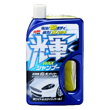 Шампунь SOFT99 Wax in Shampoo High Shiny Type White для блиску для світлих автомобілів 750 мл