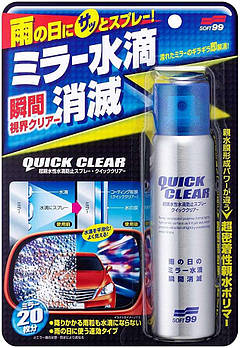 Антидощ для дзеркал SOFT99 Quick Clear Mirror Coating миттєвої дії 100 мл