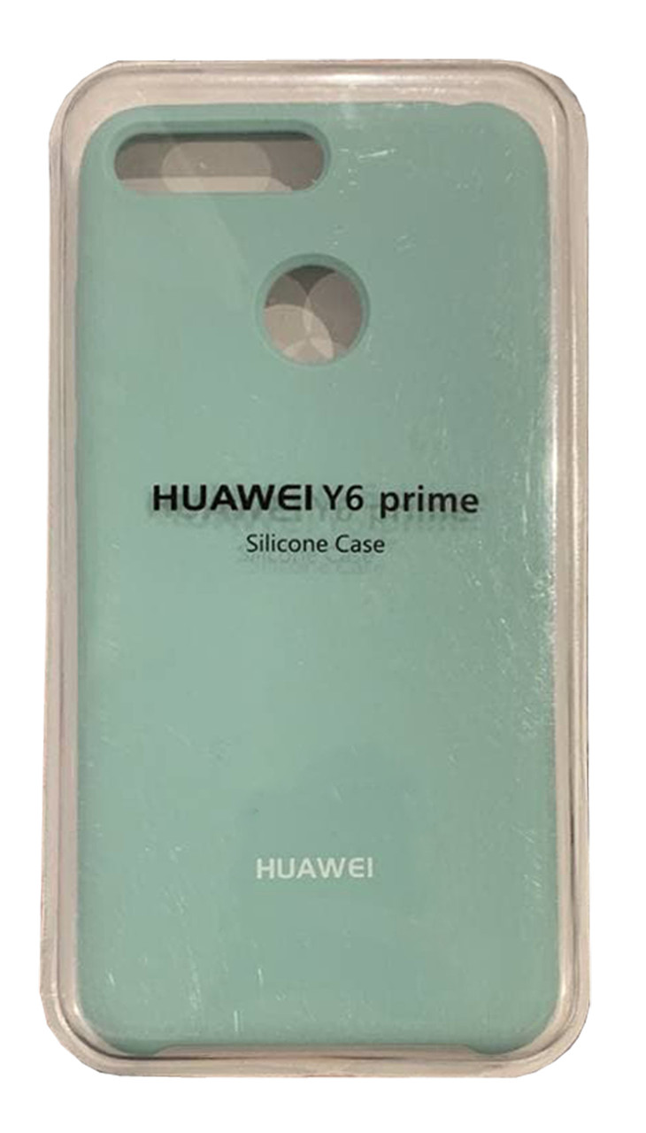 Силіконовий чохол на Huawei Y6 2018 (Lilac Cream) Soft touch (Premium), фото 1