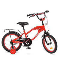 Велосипед детский PROF1 18д. Y18181 TRAVELER,красный,звонок,доп.колеса