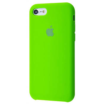 Чохол Silicone case для IPhone 7 Lime green салатовий