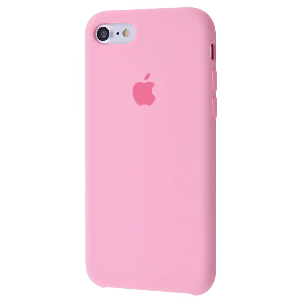 Чохол Silicone case для IPhone 7 (06) Light Pink рожевий