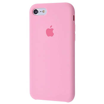 Чохол Silicone case для IPhone 7 (06) Light Pink рожевий