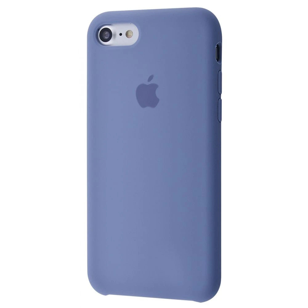 Чохол Silicone case для IPhone 7 Lavander grey лаванда сірий