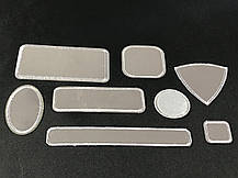 Нашивка Прямокутник Світловідбивний 85х42 мм, фото 4