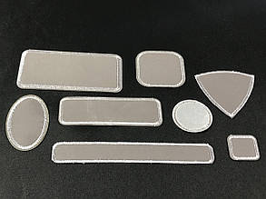 Нашивка Овал Світловідбивний 35х19 мм, фото 3