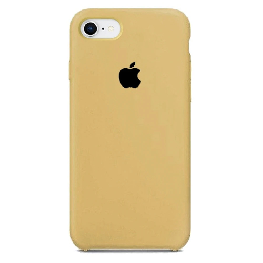 Чохол Silicone case для IPhone 8 Gold золотий