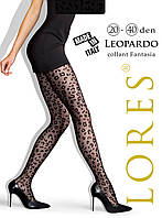 Колготки Lores Leopardo 20-40 den XS/S 1/2 чорний