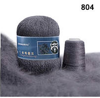 Пух норки 804 т.сірий