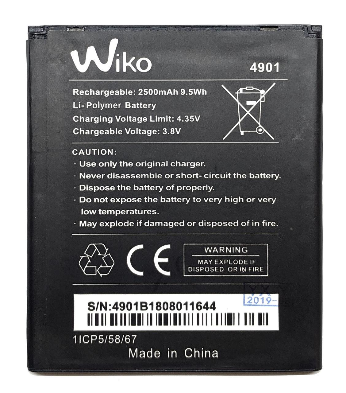 Акумулятор Wiko 4901 Tommy / Tommy 2, фото 1