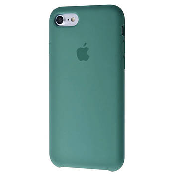 Чохол Silicone case для IPhone 7 Pine green зелений
