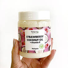 Ароматизоване масло для обличчя, тіла і волосся Top Beauty банку 250 мл Strawberry-Coconut