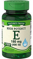 Витамин E Nature's Truth E 180 mg 100 softgels USA