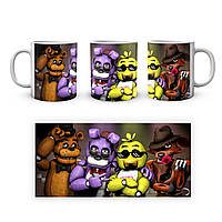 Кухоль Five Nights At Freddys П'ять ночей з Фредді Аніматроніки в костюмах FN.02.390