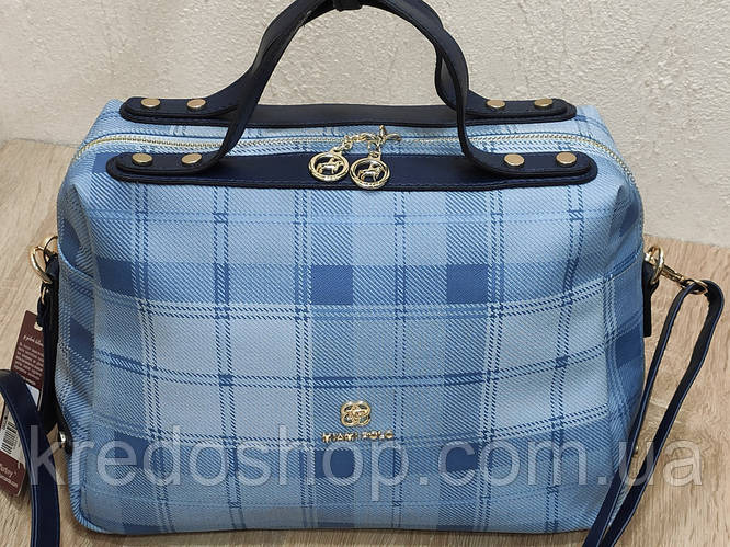 Сумка женская синяя клетка (Турция) (ID#999968484), цена: 725 ₴, купить ...