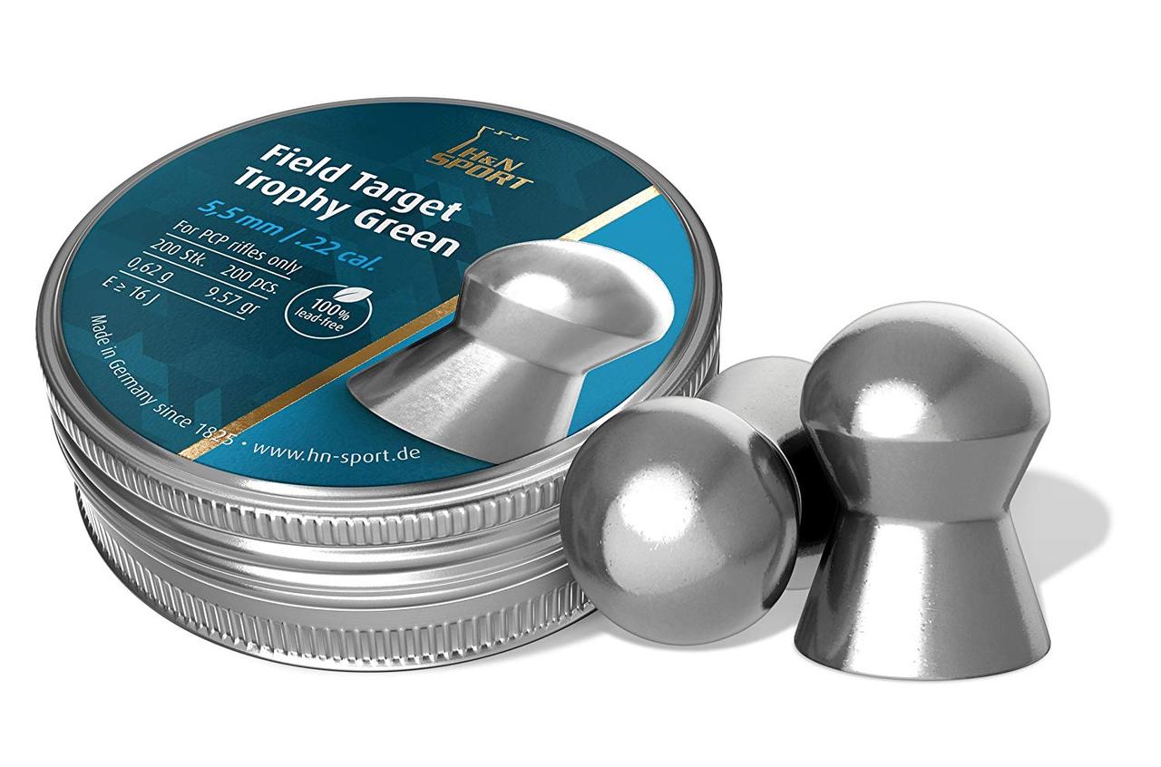 Кулі пневматичні H&N Field Target Trophy, 500 шт./пач., 0,95 г, 5,54 мм, фото 1