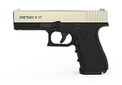 Пістолет стартовий Retay G 17, 9мм. Колір - Satin