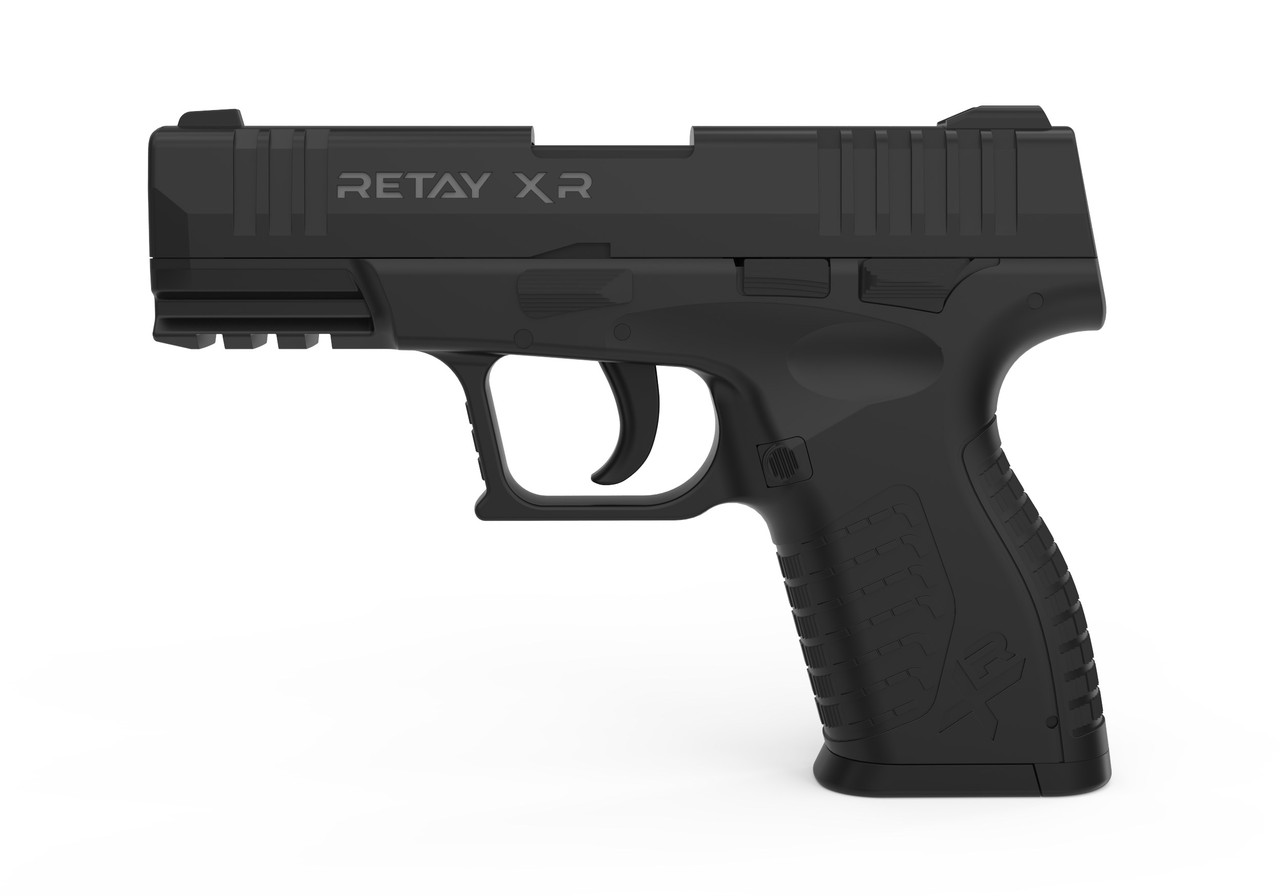 Пістолет стартовий Retay XR, 9 мм. Колір — Black