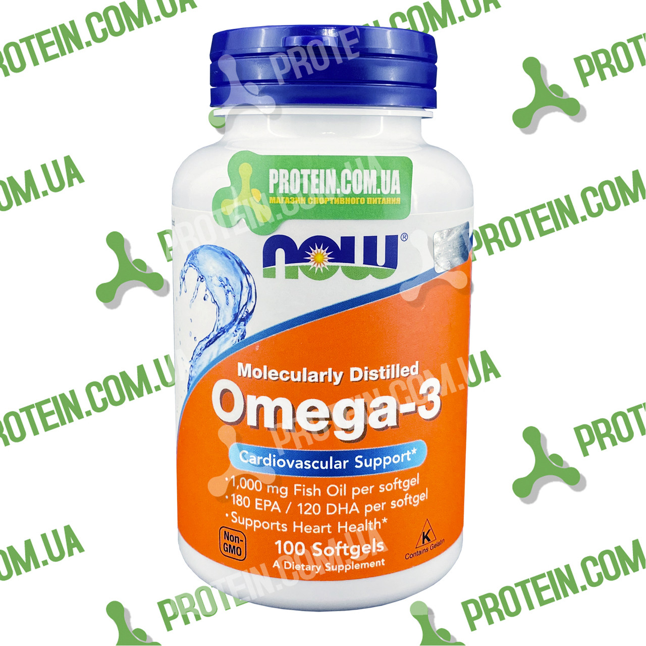 Риб'ячий Жир USA ORIGINAL!! NOW Omega-3 1000 мг 100 капс