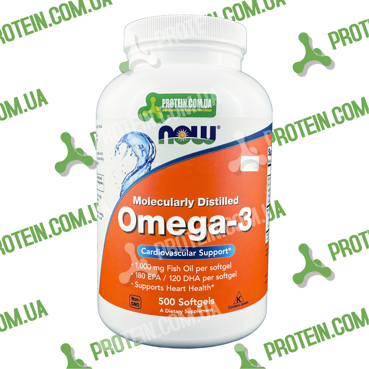 Риб'ячий Жир USA ORIGINAL!! NOW Omega-3 1000 мг 500 капс