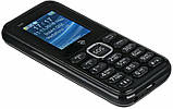 Гучний телефон мобільний кнопочний для літніх людей на 2 сім карти 2E S180 чорний, фото 4