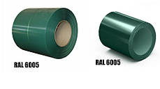 Гладкий лист Polyester RAL 6005 / 0,47 мм / Arvedi, фото 3