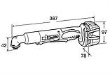 Акумуляторний кутовий ударний шурупокрут Makita BTL060Z, фото 4