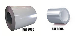 Гладкий лист 0,5 мм / Глянець RAL 9006 / "Модуль Україна", фото 3