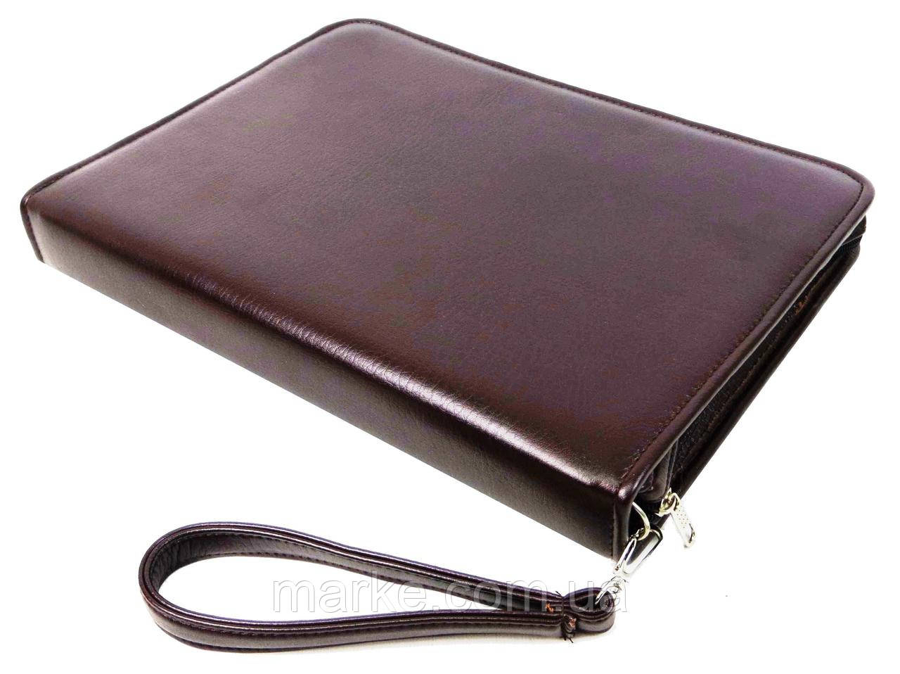 Папка для документів з еко шкіри Exclusive 712000 бордова