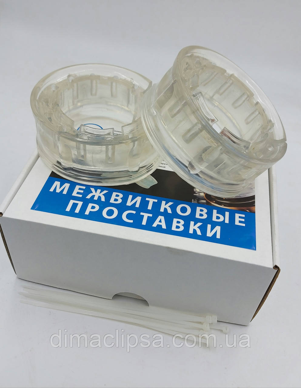 Автобаферы Вставки 30 мм межвитковые в пружины Силиконовые(Прозрачные ...