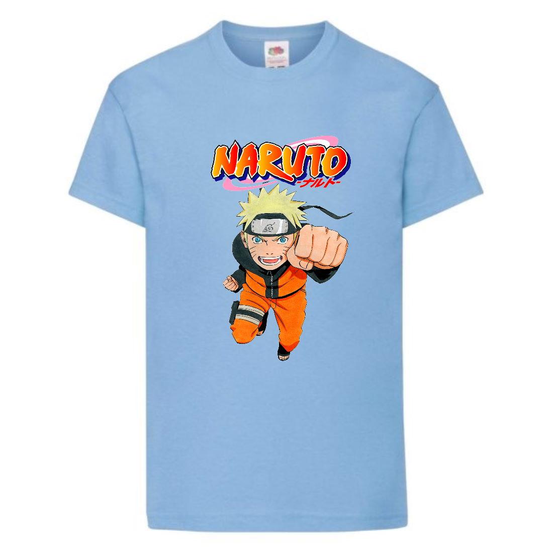 Футболка Naruto (Naruto - 007) світло голубой104-116-128-140-152-164 розмір